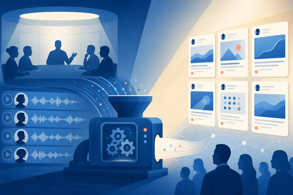 How Executives Turn Internal Meetings Into External Authority