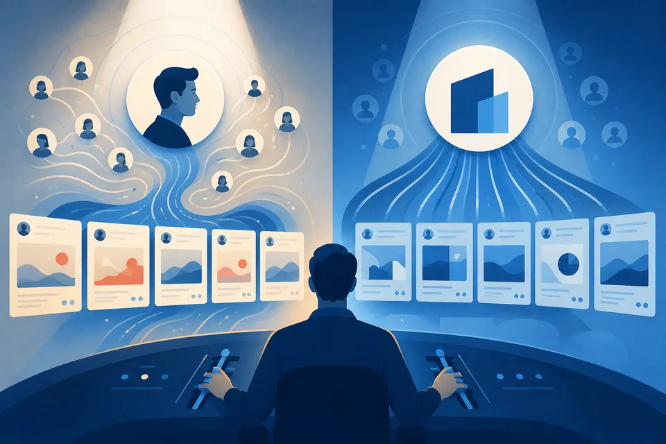How to Read Company Page vs Personal LinkedIn Analytics