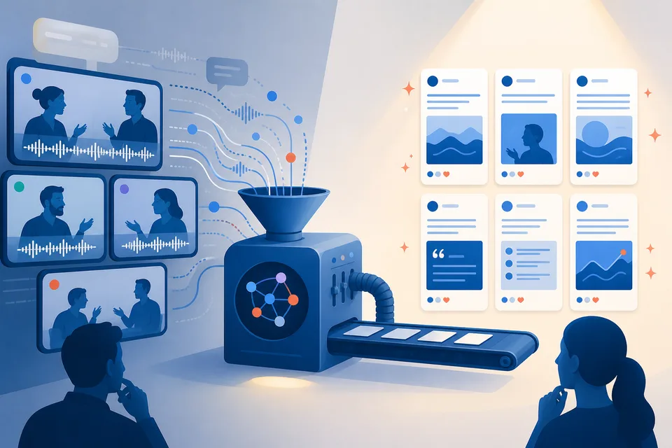 How to Turn Meeting Recordings Into LinkedIn Posts