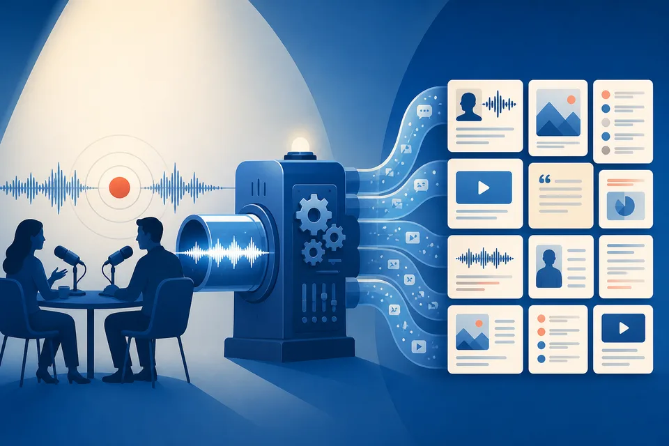 How to Use Your Podcast as a Content Engine