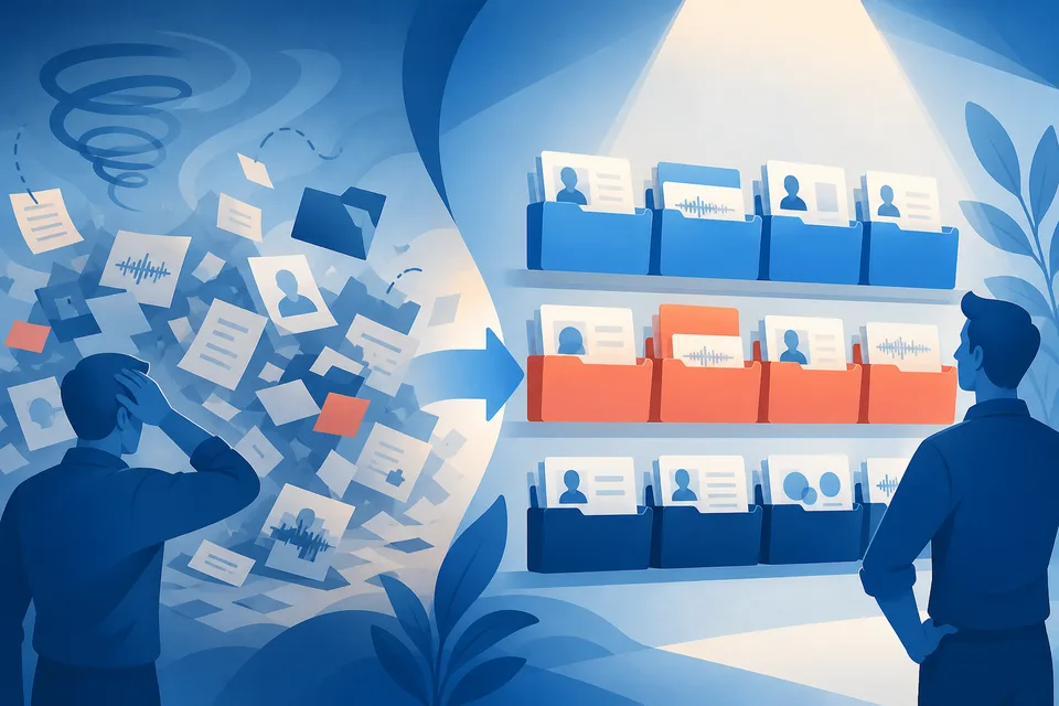 Organise SparkVox Projects with Folders