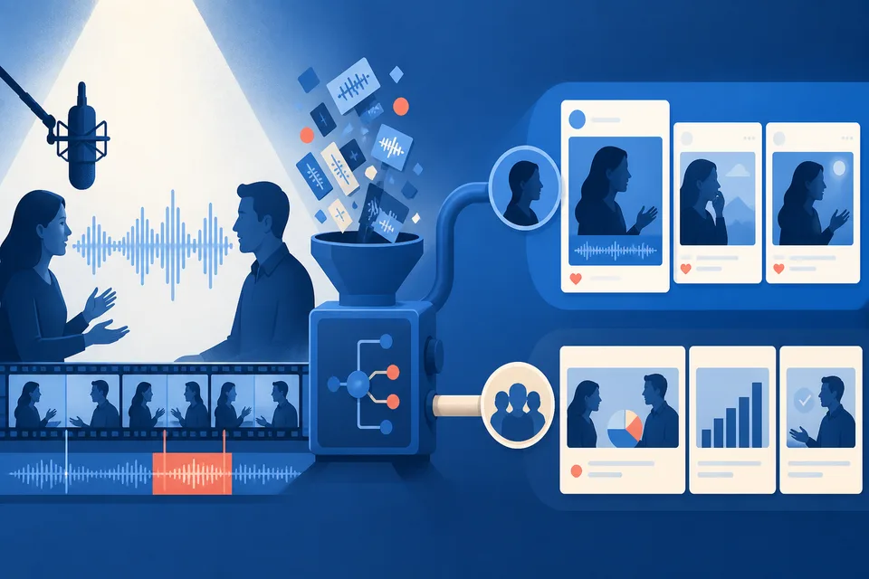 Routing One Client Recording to Both Their Personal Profile and Company Page