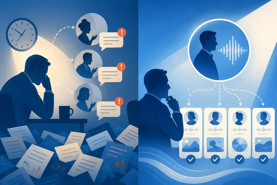 SparkVox vs a Content Team Requesting Quotes From Executives