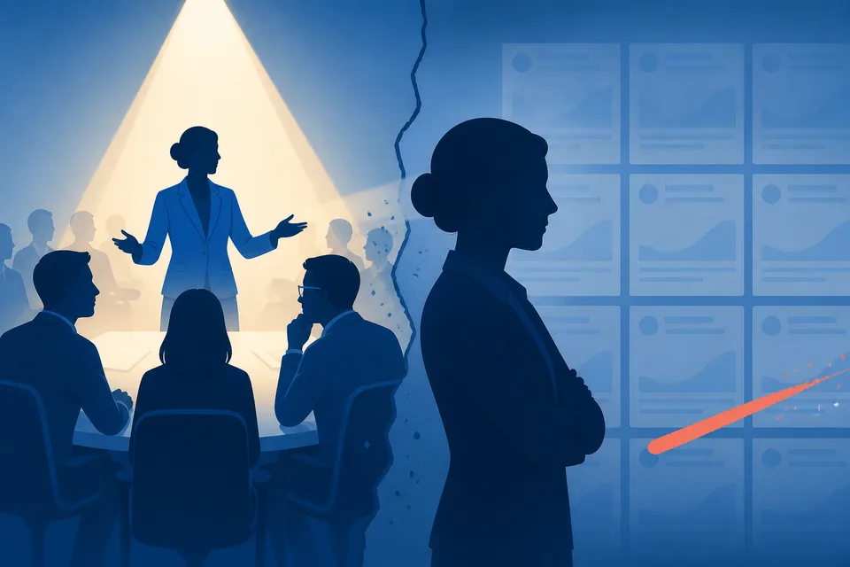 The Executive Visibility Gap: Right in the Room, Invisible on LinkedIn